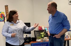 Gov. Polis Visits Mental Health Partners' #BoulderStrong Resource Center