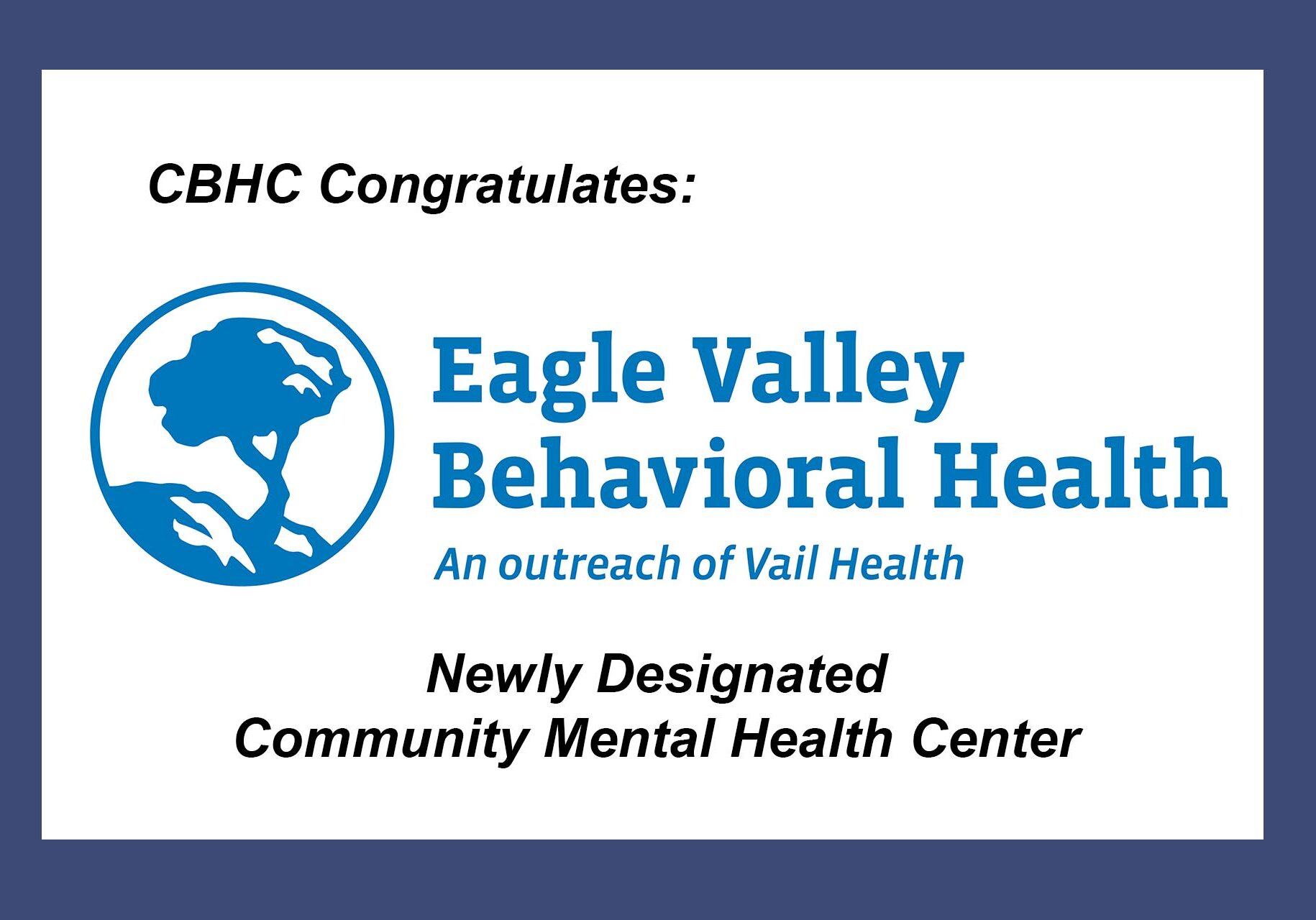 Congrats to EVBH copy